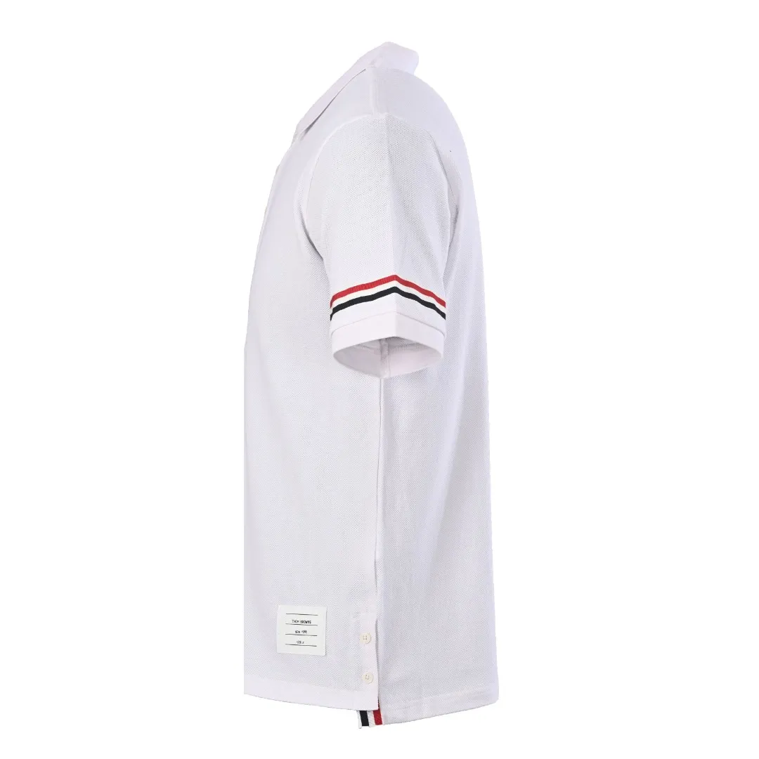 THOM BROWNE TB Polo THOM BROWNE TB 260 POLO 260 Authentic Authentic Factory Quality Same Style + Authentic ：White/Black/Gray Size：1 2 3 4
